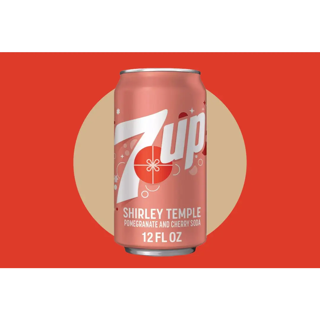 7up Shirley Temple Zero Sugar - 355ml can case 12count