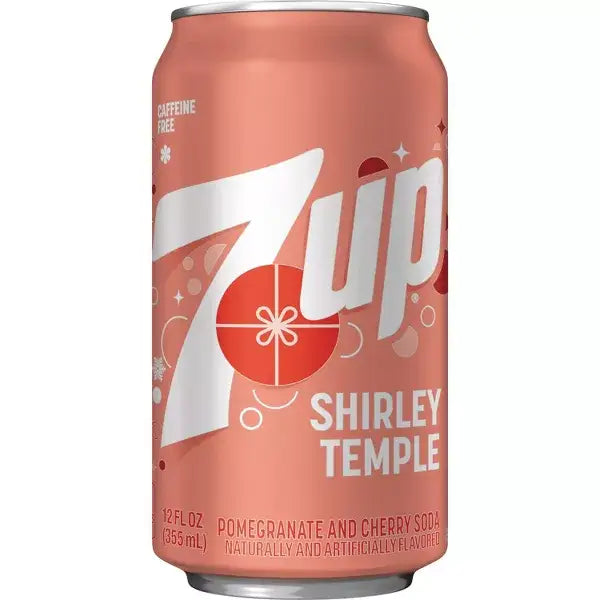 7up Shirley Temple Zero Sugar - 355ml can case 12count