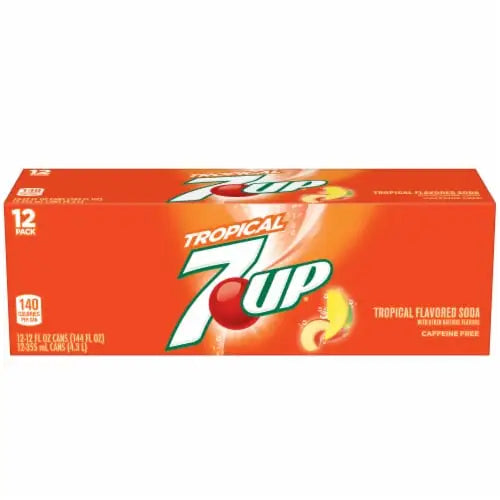 7UP Tropical Caffeine Free Soda Cans 12 pk / 12 fl oz - soda
