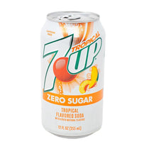 7up Tropical Zero Sugar Soda - 355mL case of 12 - soda