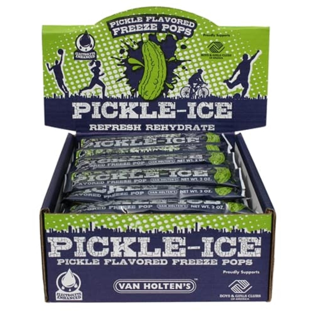 Van Holten Pickle Ice Flavoured Freeze Pop- 2oz Case of 24