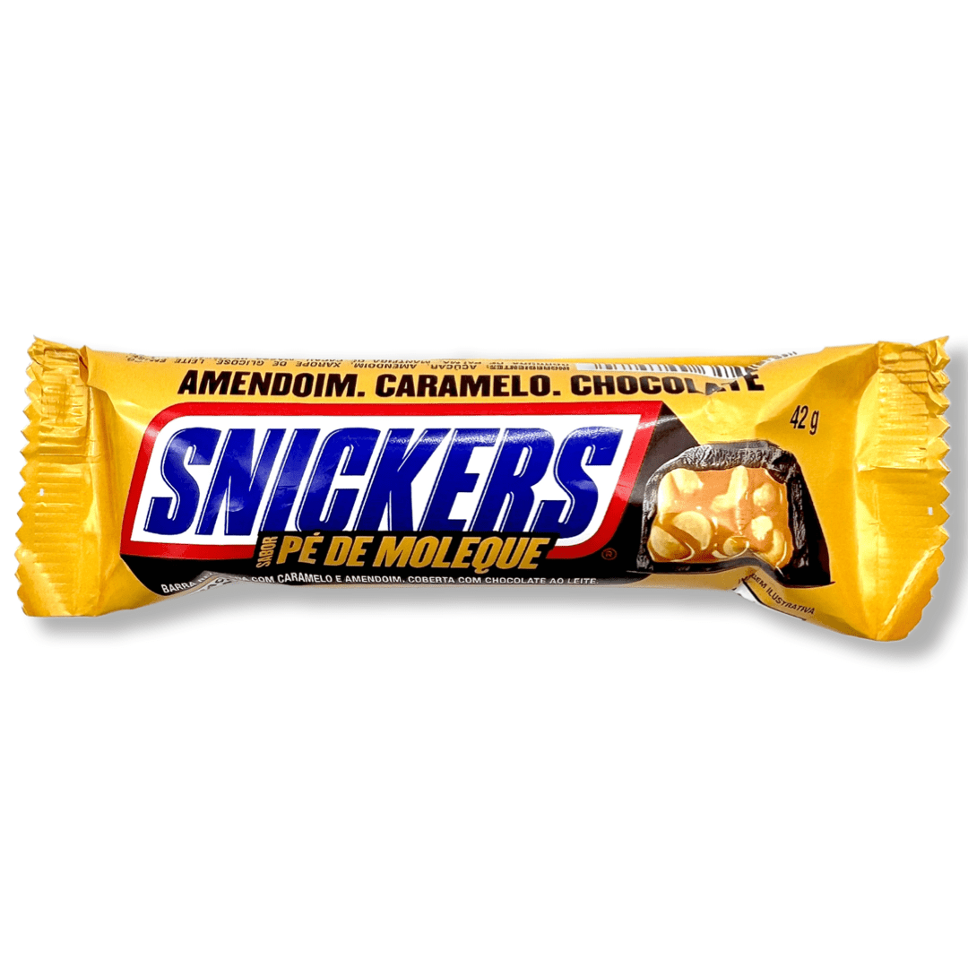 Snickers Pe De Moleque Peanut Brittle (BRAZIL) - 42g case