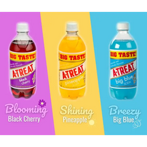 A-Treat Big Blue Soda 591mL/20oz Bottle - Case-24 Bottles