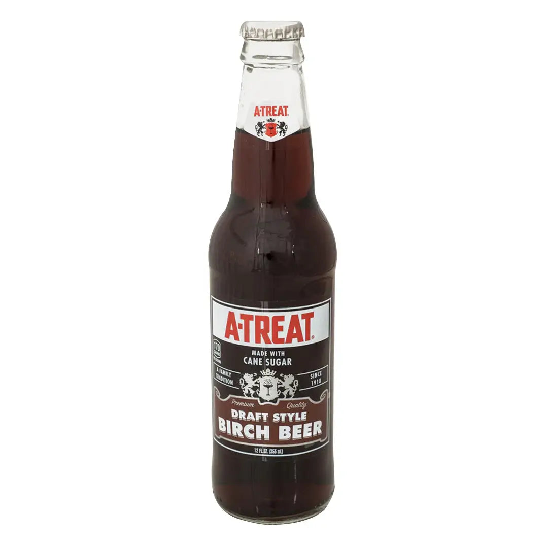 A-Treat Birch Beer Soda 355mL/12oz Bottle - Case-24 Bottles Main image