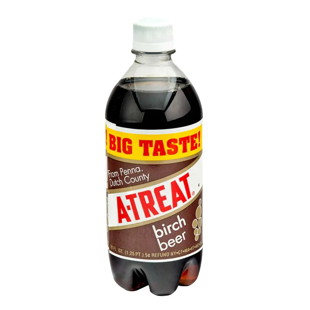 A-Treat Birch Beer Soda 591mL/20oz Bottle - Case-24 Bottles Main image