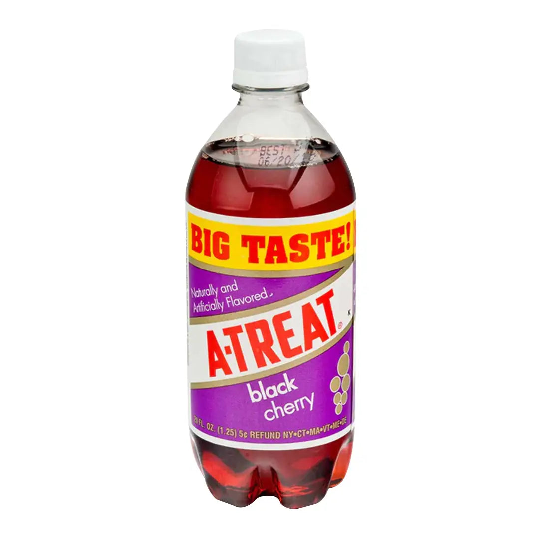 A-Treat Birch Black Cherry Soda 591mL/20oz Bottle - Case-24 Main image