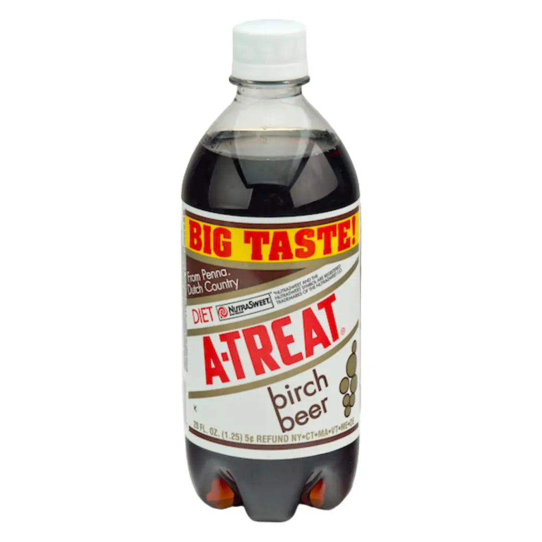 A-Treat Diet Birch Beer Soda 591mL/20oz Bottle - Case-24 Main image
