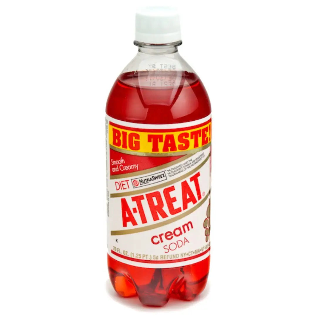 A-Treat Diet Diet Cream Soda 591mL/20oz Bottle - Case-24 Main image