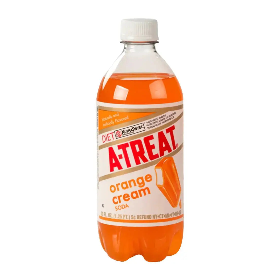 A-Treat Orange Cream Soda 591mL/20oz Bottle - Case-24 Main image