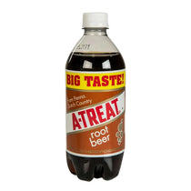 A-Treat Root Beer 591mL/20oz Bottle - Case-24 Bottles - Soda