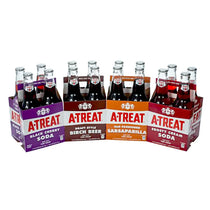 A-Treat Soda Black Cherry Soda 355mL/12oz Bottle - Case-24