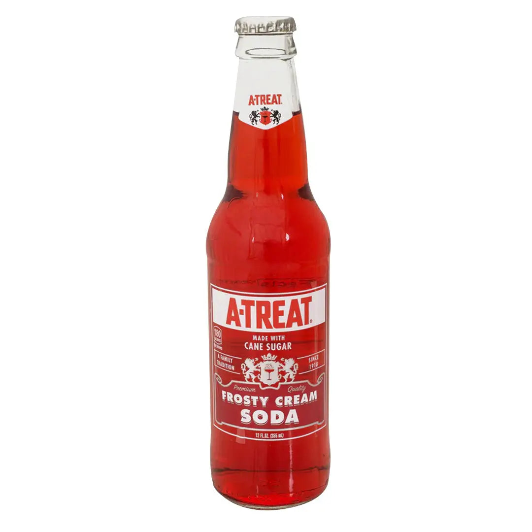 A-Treat Soda Cream Soda 355mL/12oz Bottle - Case-24 Bottles Main image