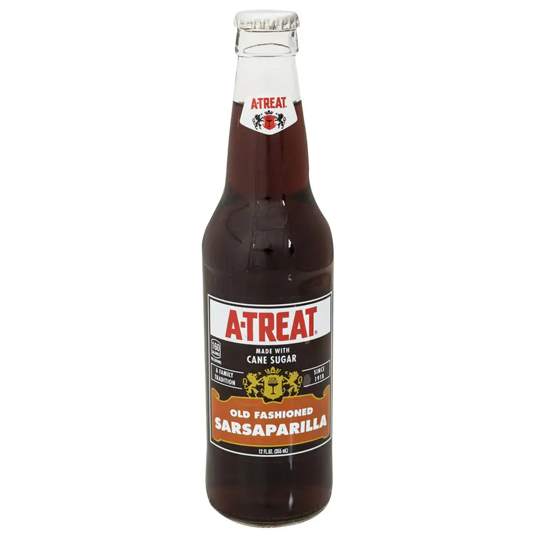 A-Treat Soda Sarsaparilla Soda 355mL/12oz Bottle - Case-24 Main image