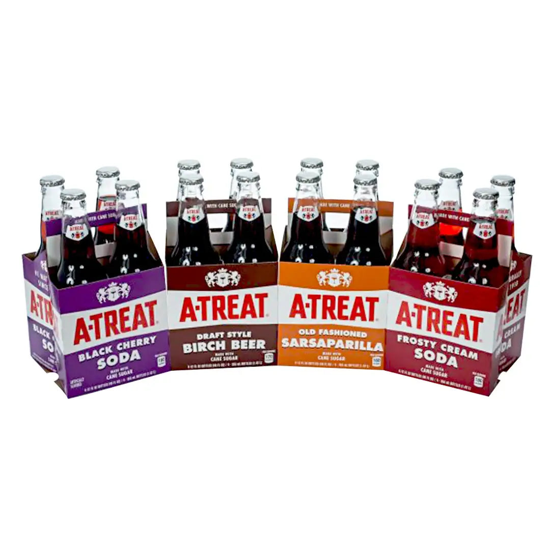 A-Treat Soda Sarsaparilla Soda  355mL/12oz Bottle Secondary image