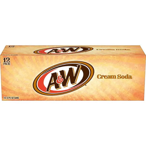A&W Cream Soda 12 fl oz (pack of 12) - Soda