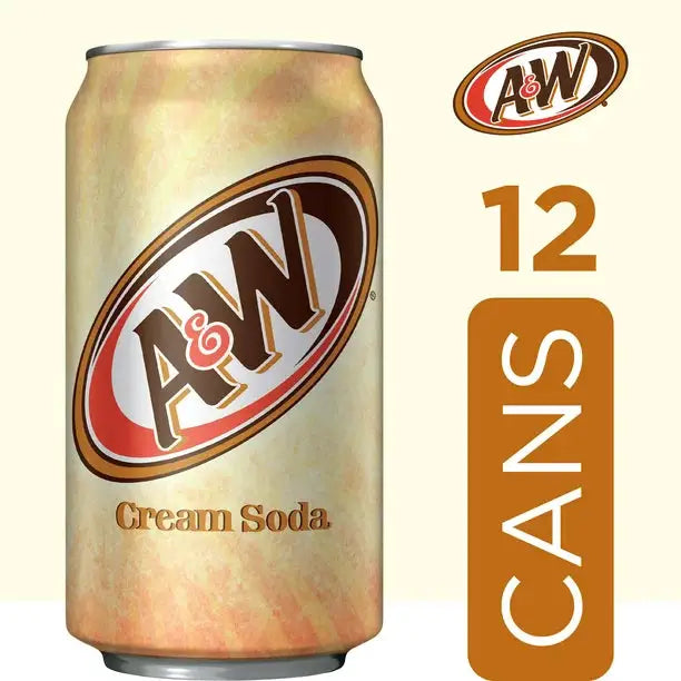A&W Cream Soda 12 fl oz (pack of 12) - Soda