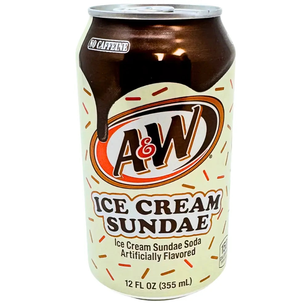 A&W Ice Cream Sundae Soda - 12 floz/355mL case of 12 - soda