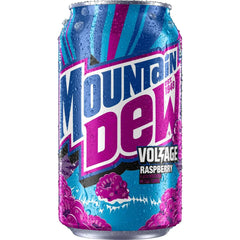 Mountain Dew Voltage Raspberry Citrus Ginseng Soda 12 Fl Oz