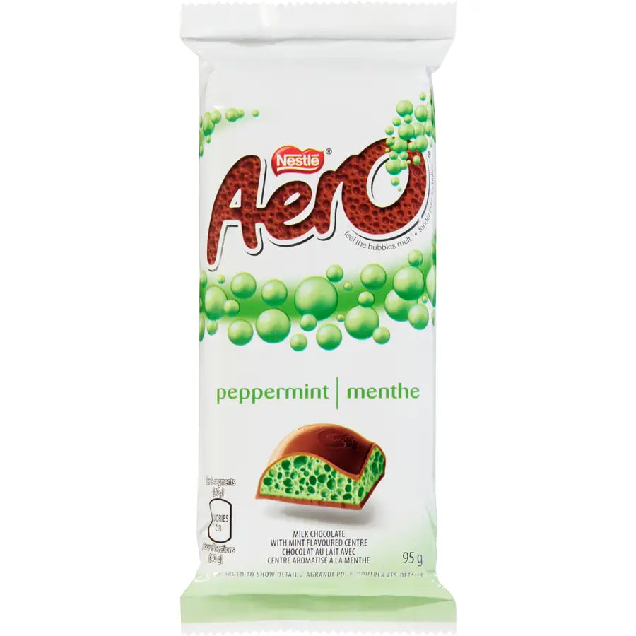 Aero Nestlé Milk Chocolate Peppermint - 95 g case 15 Count