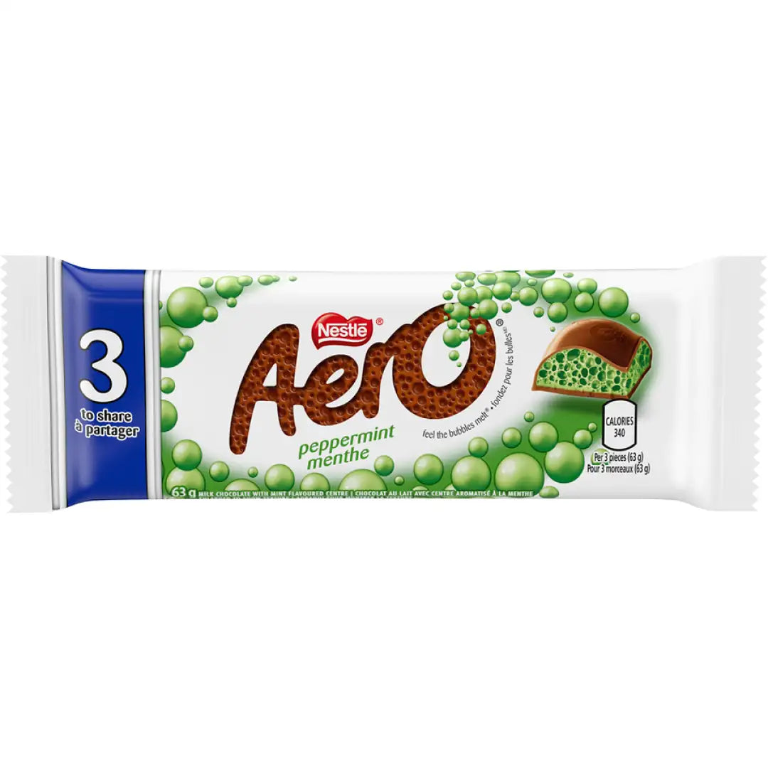 Aero Peppermint King Size 63 Gram case 24ct - candy Bar Main image