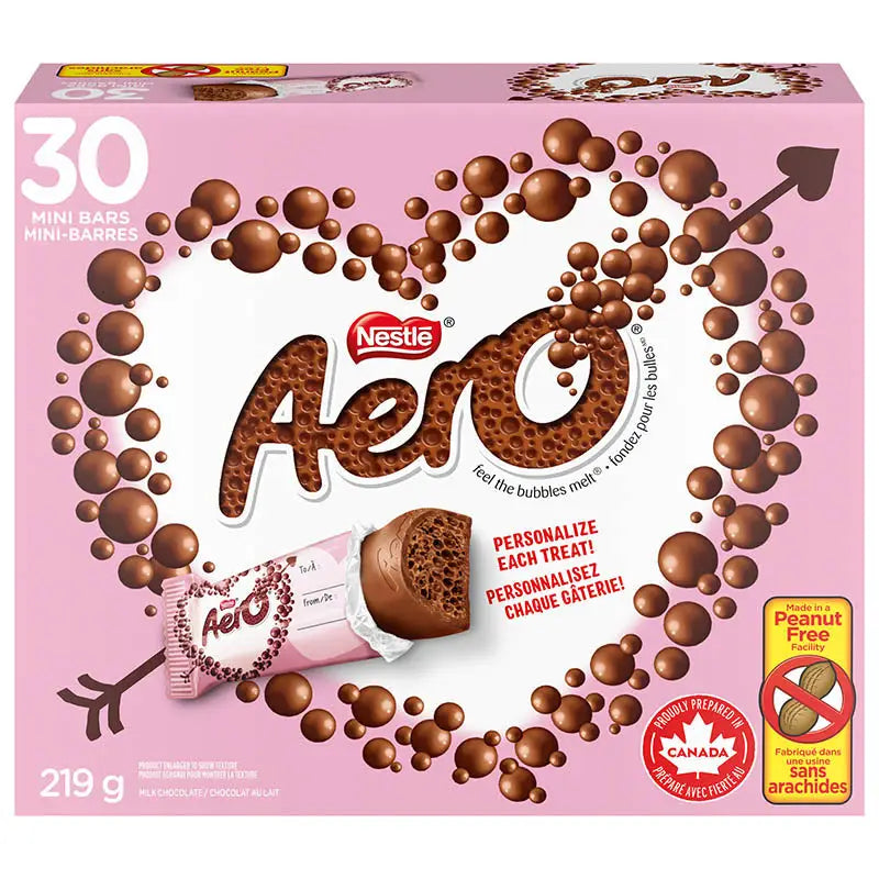 AERO Valentine’s Minis 30-pack 219 g - candy Bar