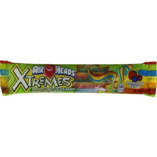 Airheads Xtremes sweetly sour candy belts 2oz x 18ct