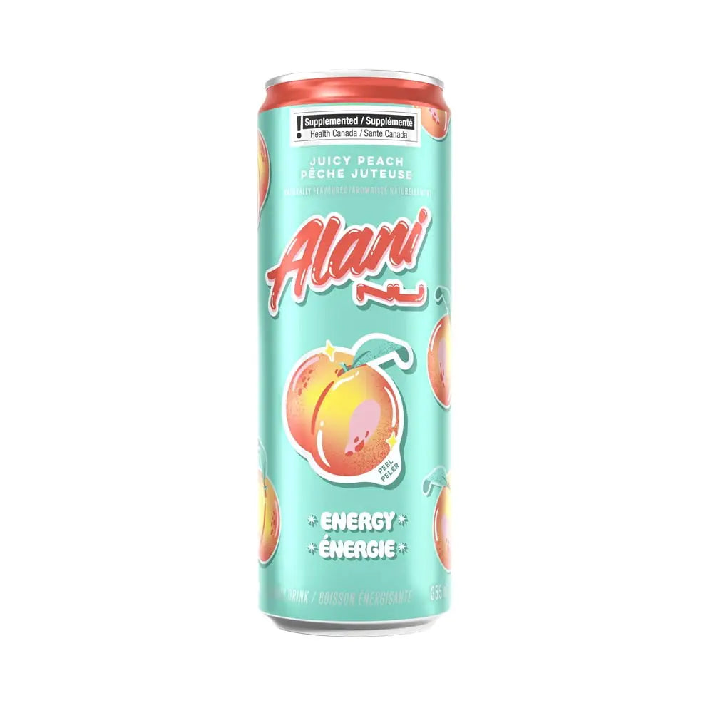 Alani Nu Juicy Peach Zero Sugar Energy Drink 12 Fl Oz
