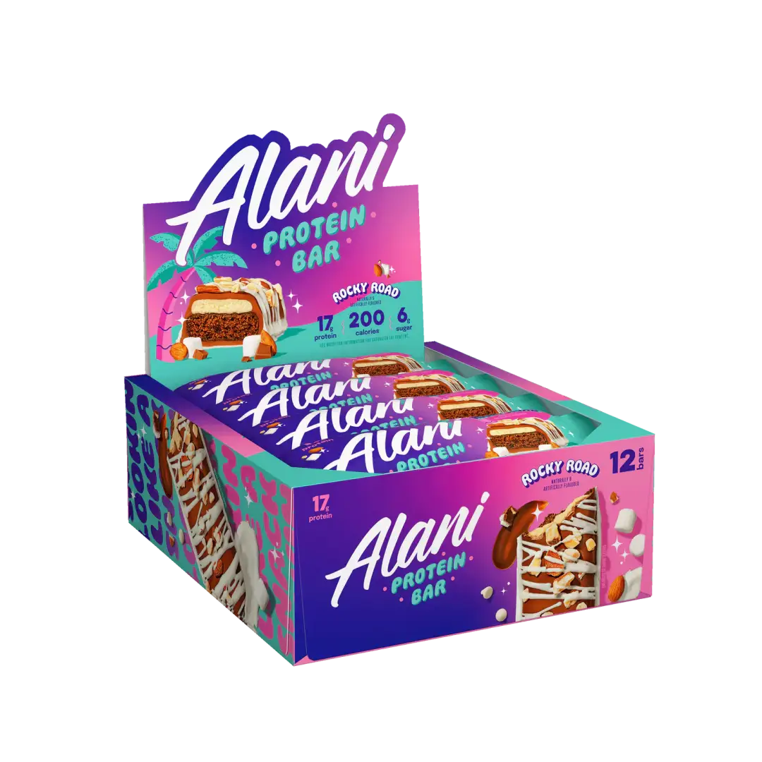 Alani Nu Protein Bar (FE) Rocky Road 48 g-Pack of 12