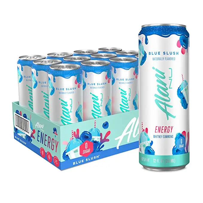 Alani Nu Sugar-Free Energy Drink Blue Slush Pre-Workout