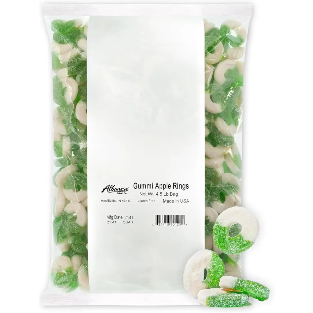 Albanese Gummy rings 4.5lb bag