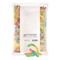 Albanese Sour Large Neon Worms 4.5Lb/2.04kg