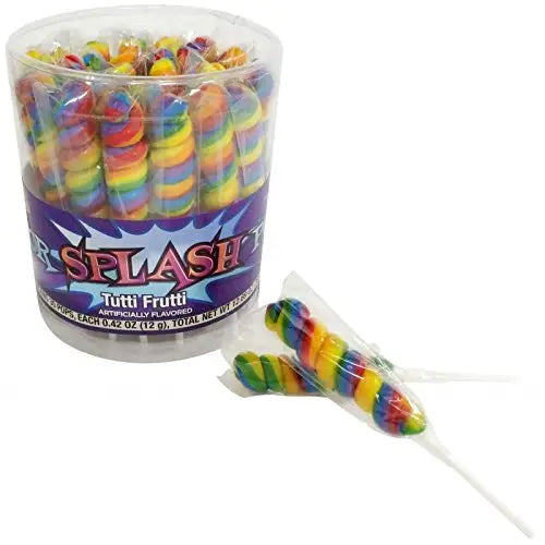 Albert Splash Pops Tutti Frutti Tubs All Color ~ 30ct
