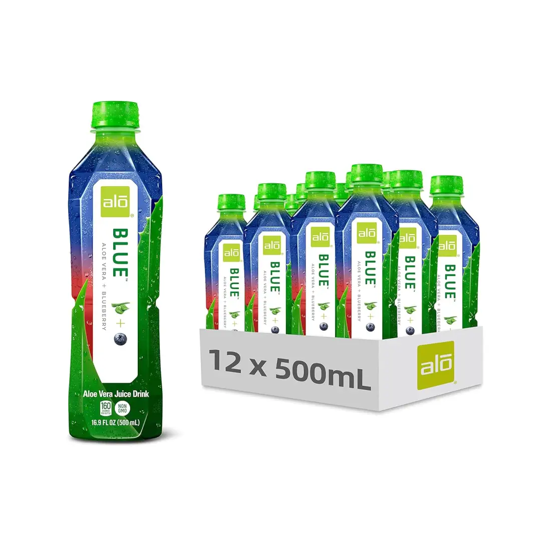 ALO Aloe Vera Juice Drink | BLUE - Aloe Vera + Blueberry