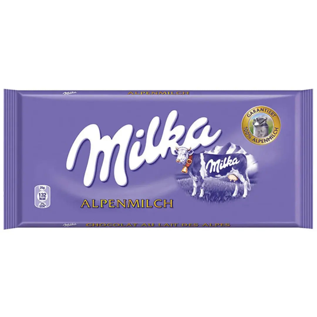 ALPINE MILK CHOC BAR-100g Case 24