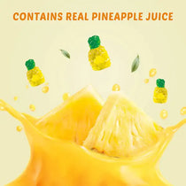 Amos 4D Fruit Gummy Pineapple Burst case 6oz - 12ct - candy