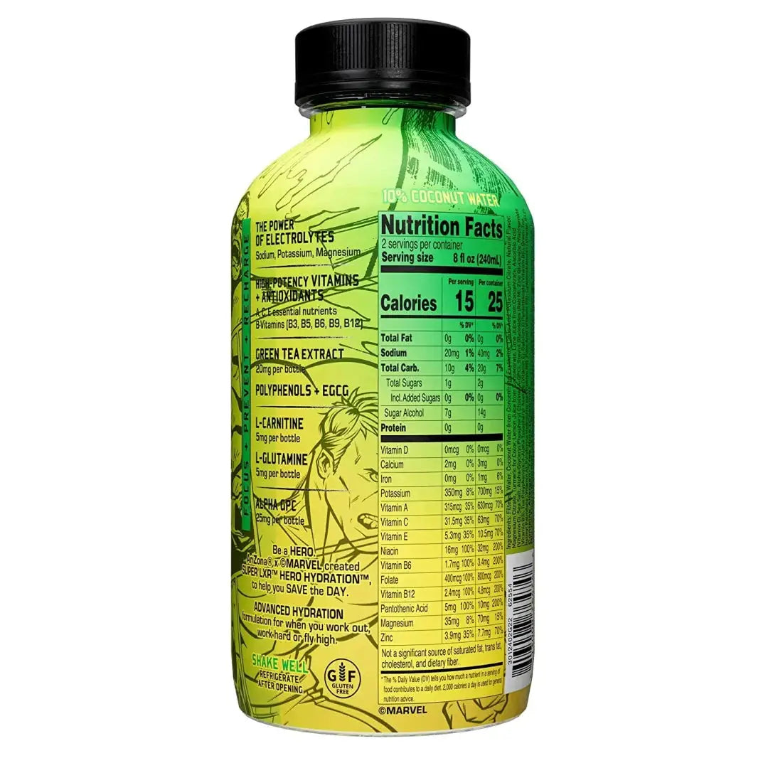 AriZona x Marvel Super LXR Hero Hydration - Citrus Lemon