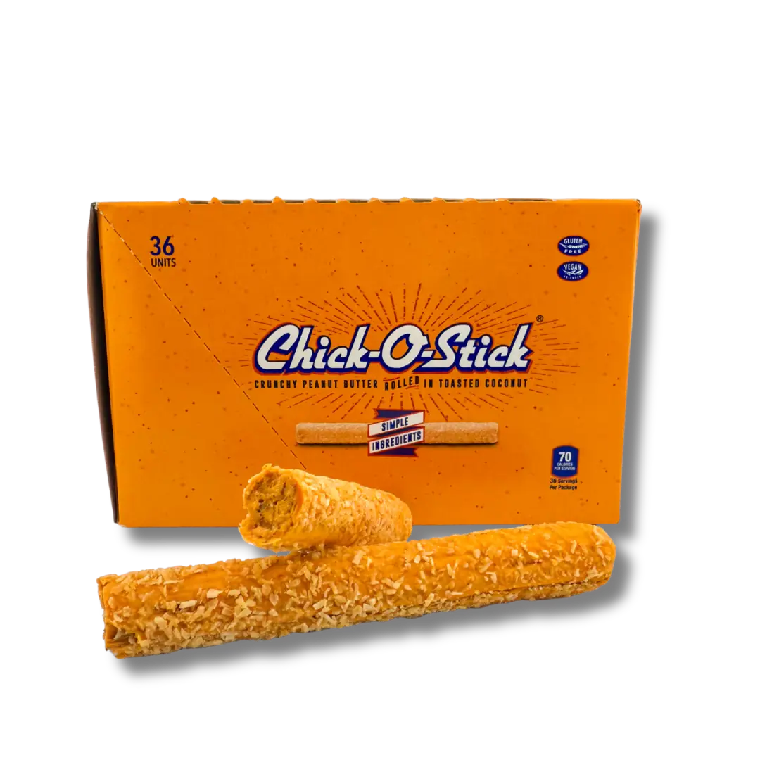 Atkinson’s Chick-O-Stick Peanut Butter Coconut 0.7oz, case