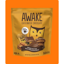 Awake Caffeinated Peanut Butter Milk Chocolate Bites 13.5g