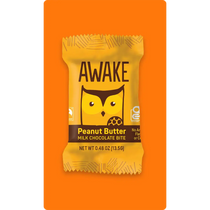 Awake Caffeinated Peanut Butter Milk Chocolate Bites 13.5g