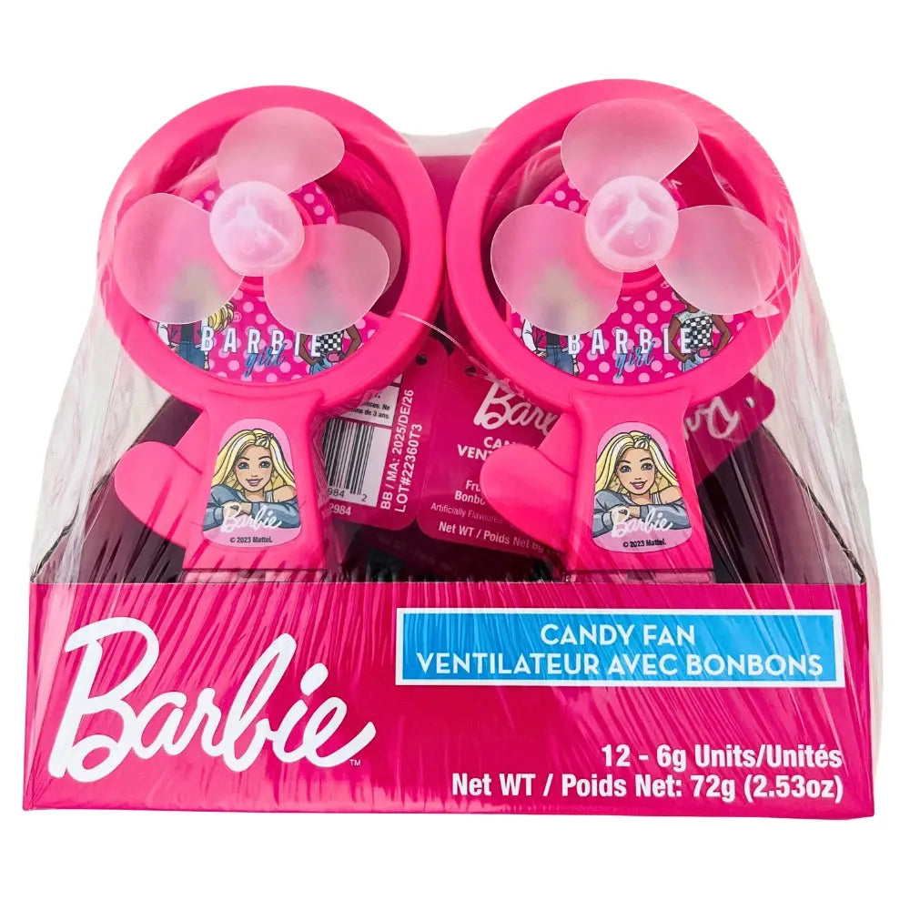 Barbie Candy Fan 6g 12ct - toy candy