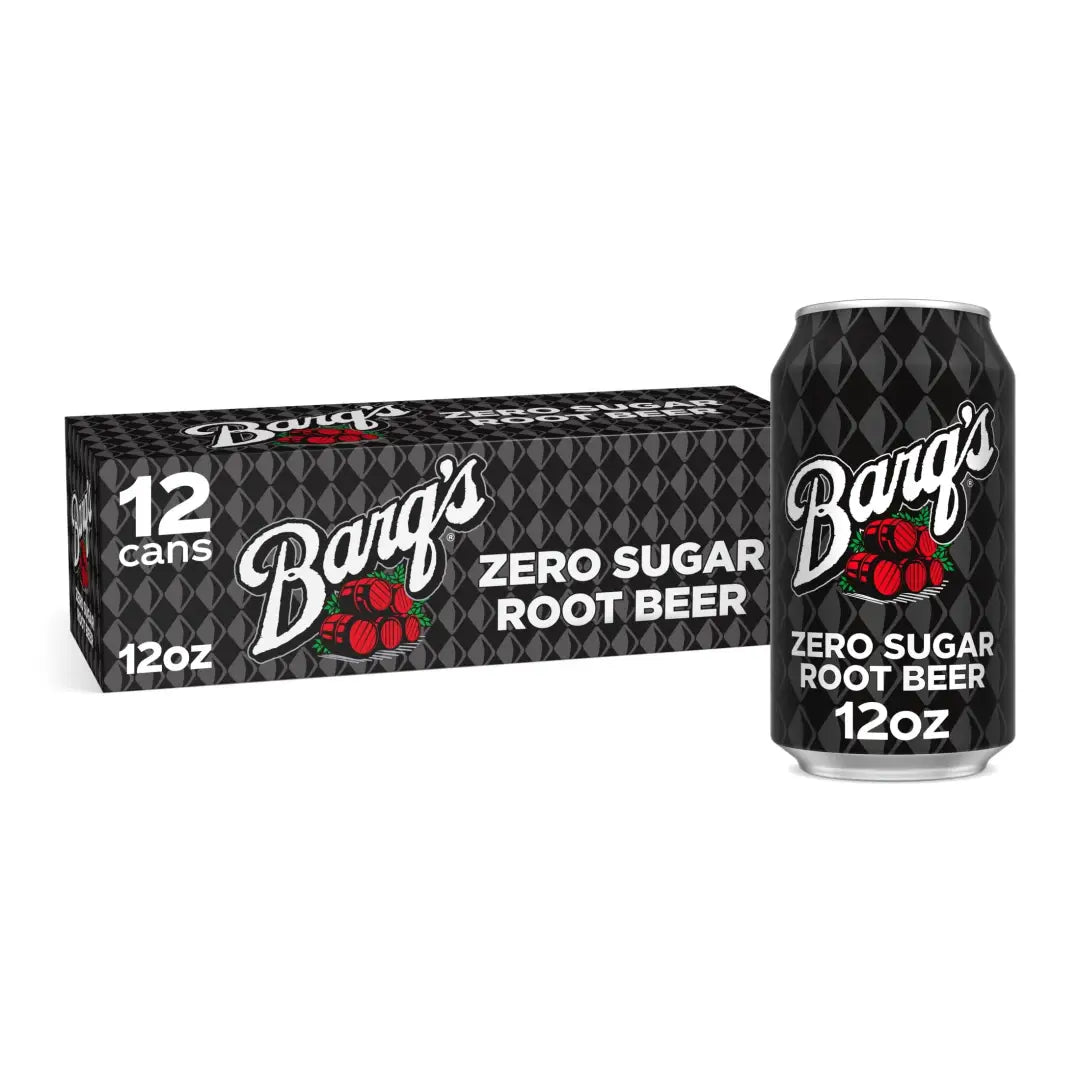 Barqs Zero Sugar Root Beer Soda Case Of 12 Cans 12 Fl Oz