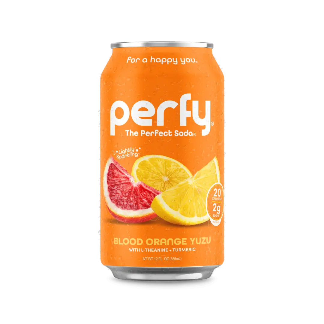 Perfy Blood Orange Yuzu case 12oz/355mL 12ct - soda Main image