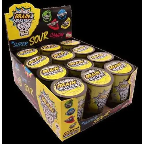 Brain Blasterz Berry Sour Hard Candy Tubs 48g Case Of 12 Main image