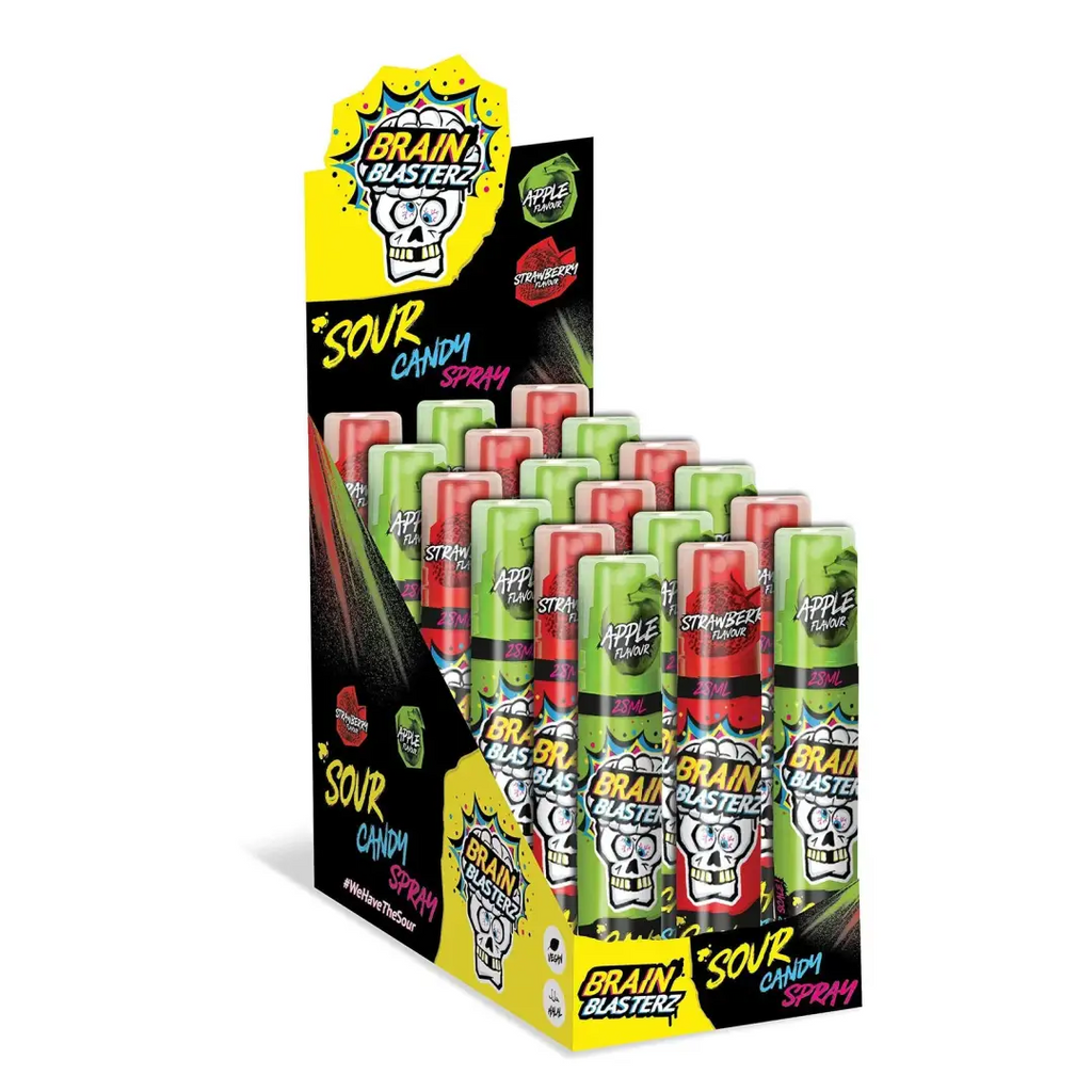 Brain Blasterz Sour Candy Spray 28ml Bottles Case Of 18