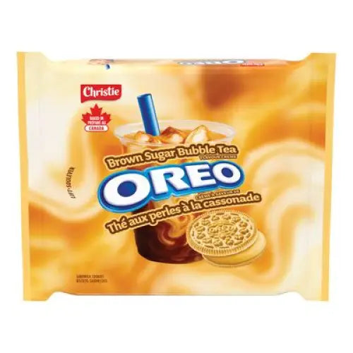 Oreo Brown Sugar Bubble Tea Flavoured Sandwich Cookies 263 g