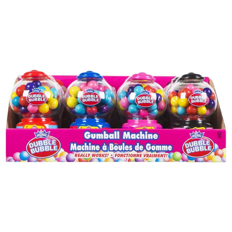 Bubble Gum Mini Gumball Machine case 12 count - gum
