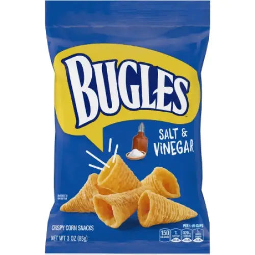 Bugles Salt & Vinegar Crispy Corn Snacks 3oz - salty snack