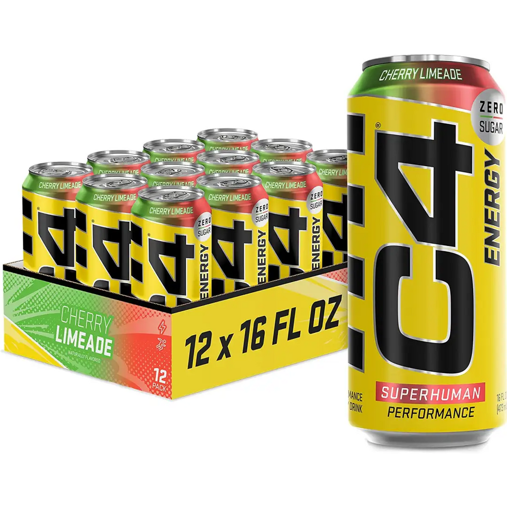 C4 Energy Drink Cherry Limeade Sugar Free Pre Workout