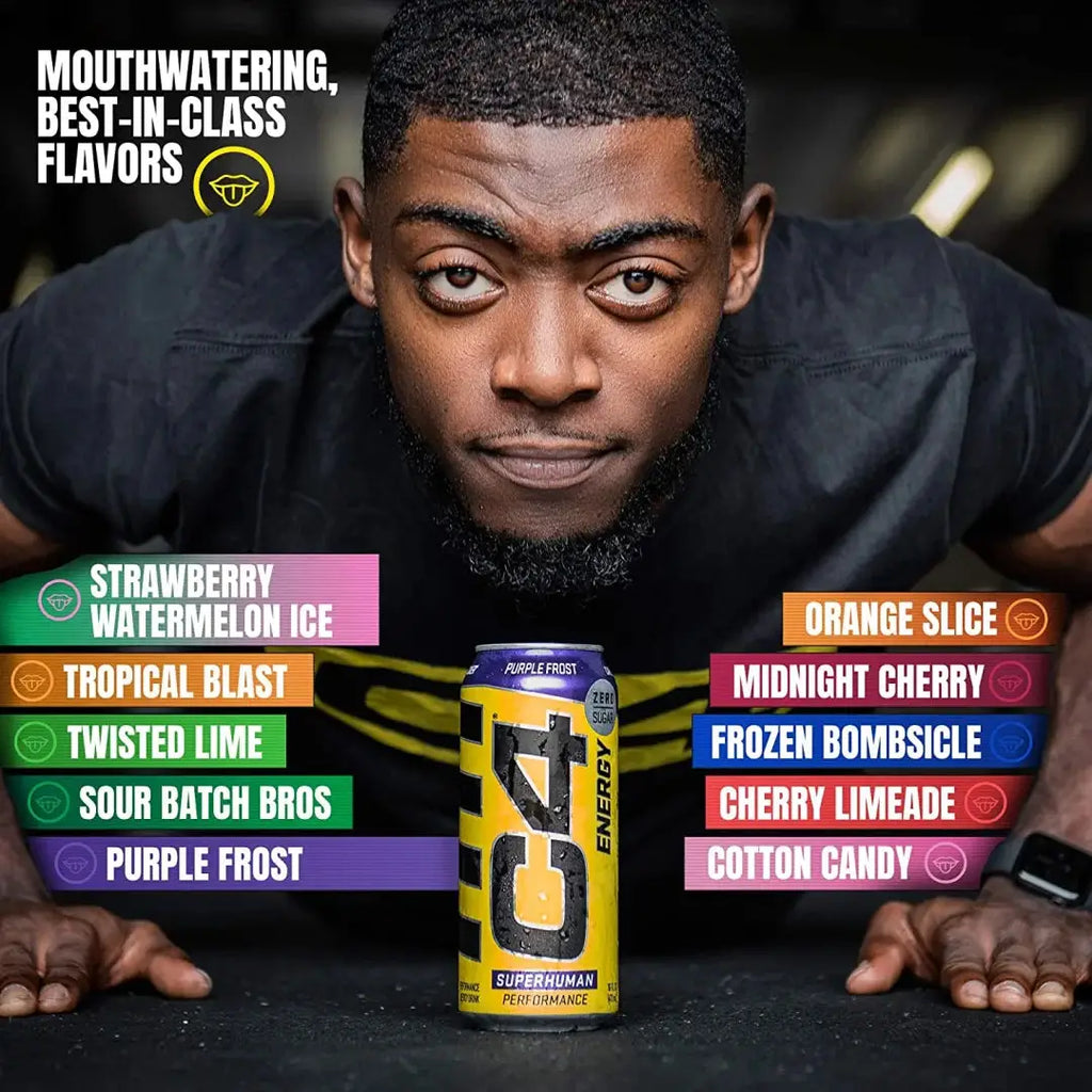 C4 Energy Drink Frozen Bombsicle Sugar Free Pre Workout