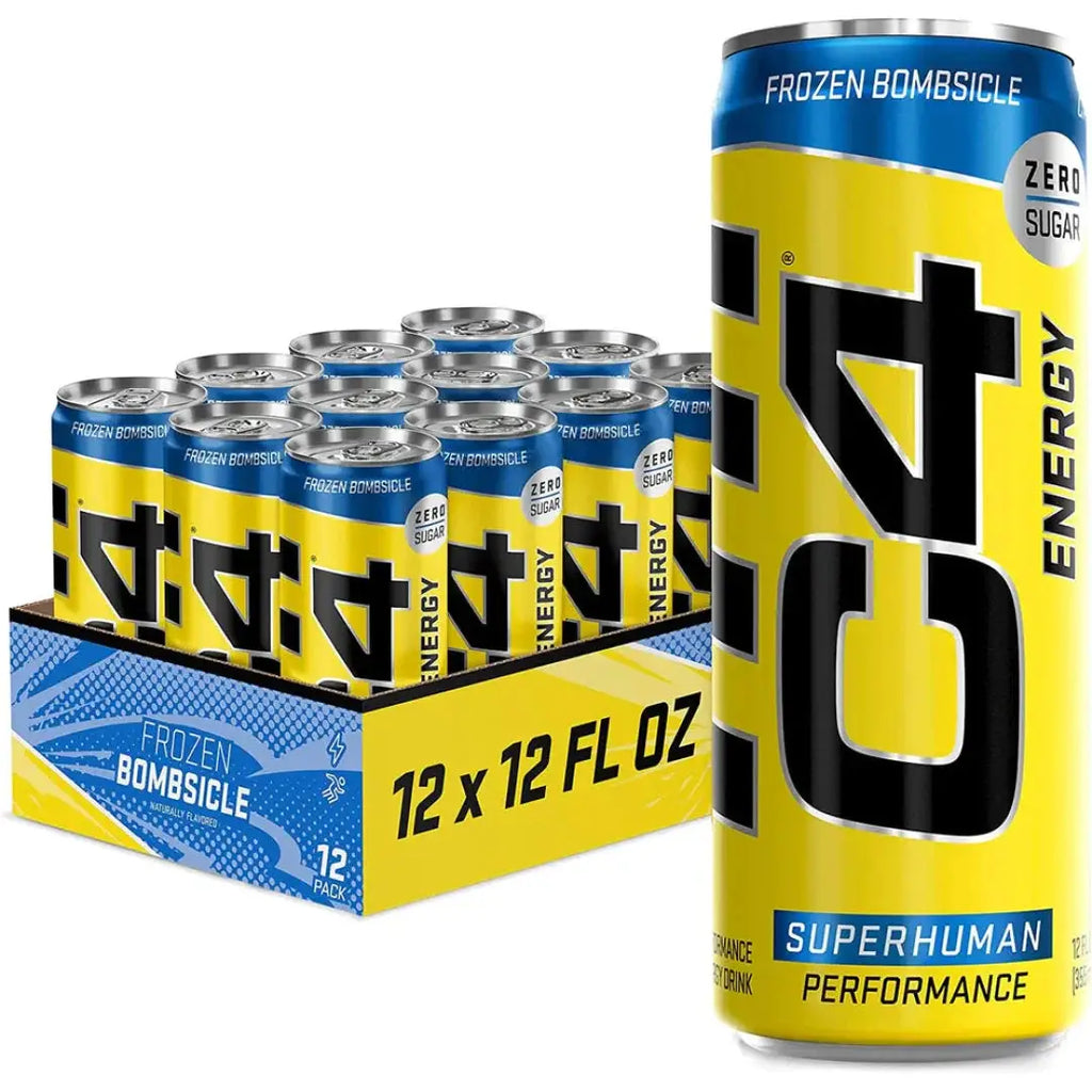 C4 Energy Drink Frozen Bombsicle Sugar Free Pre Workout